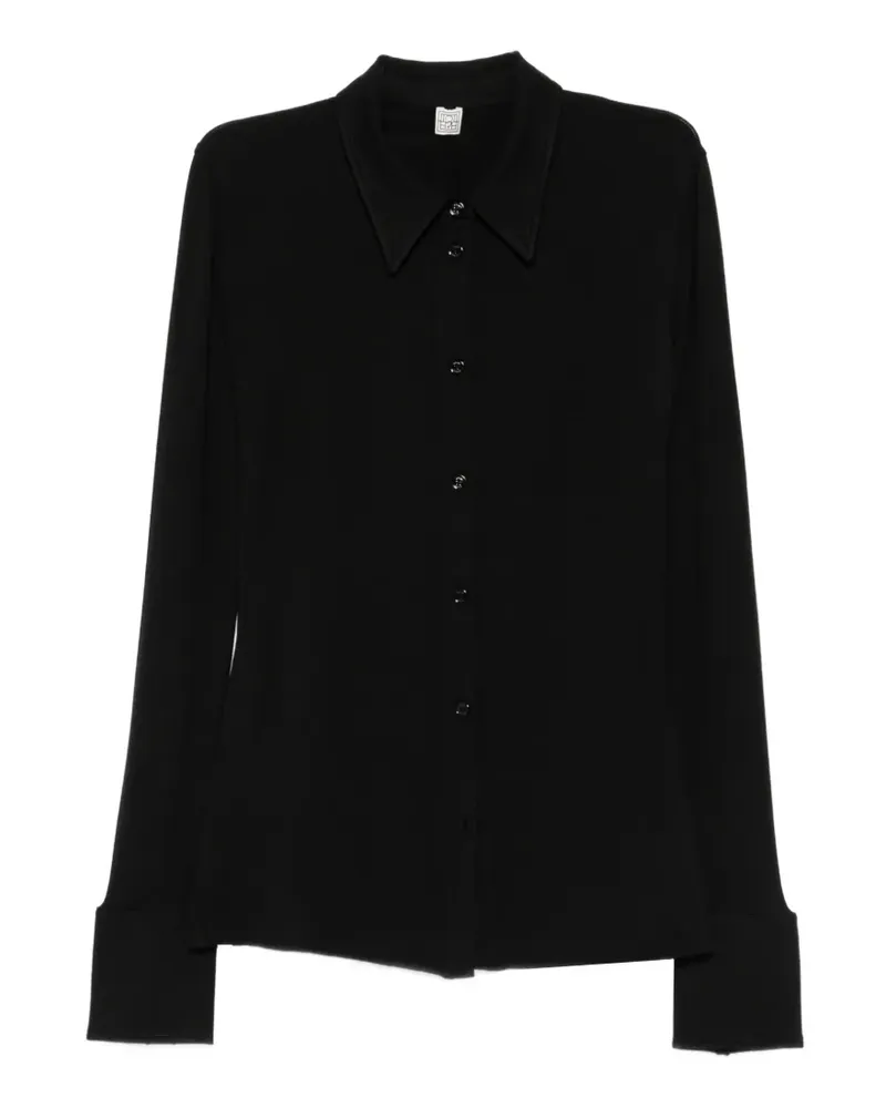 Totême long-sleeve button-up shirt - Schwarz Schwarz