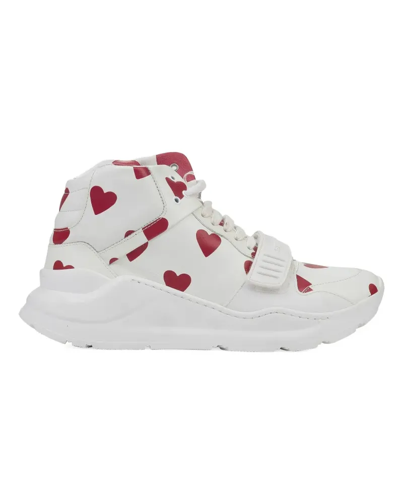 Burberry heart-print neakers - Weiß Weiß