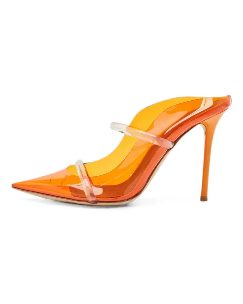 Malone Souliers Maureen Mules mit Riemen - Orange Orange