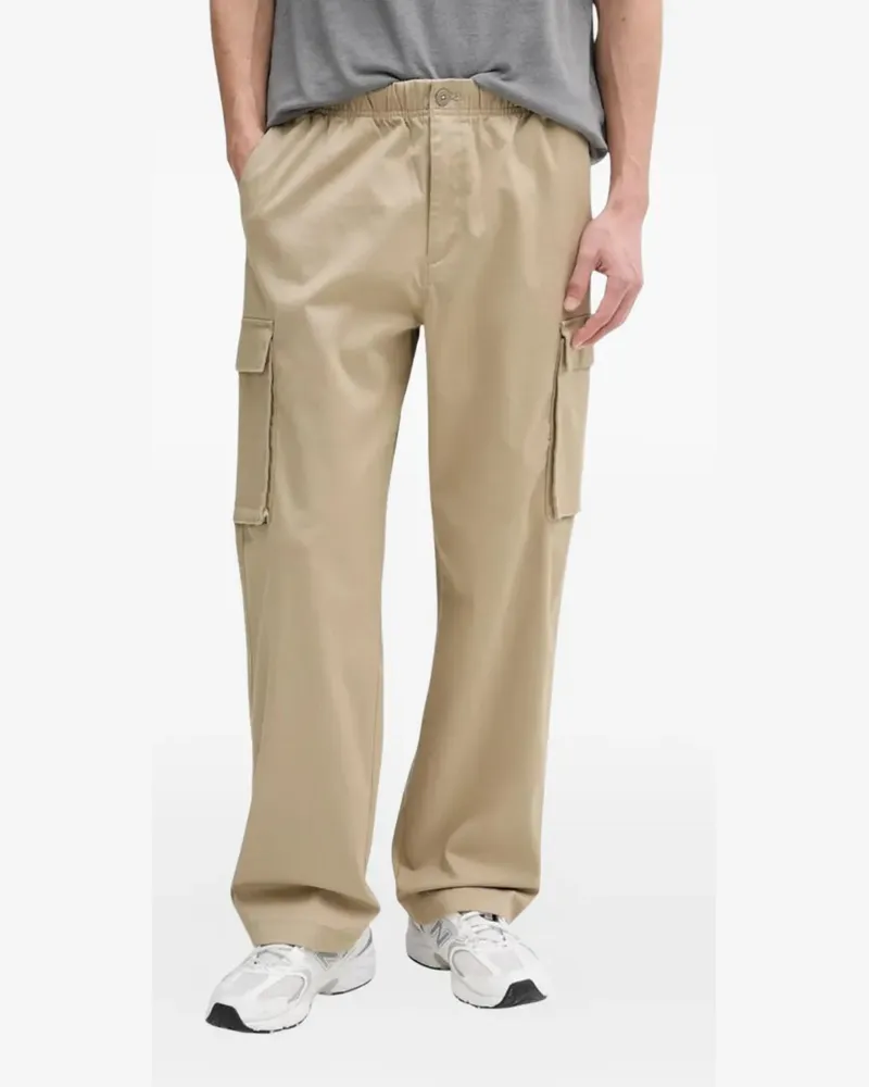 Calvin Klein elasticated-waist cargo pants - Nude Nude