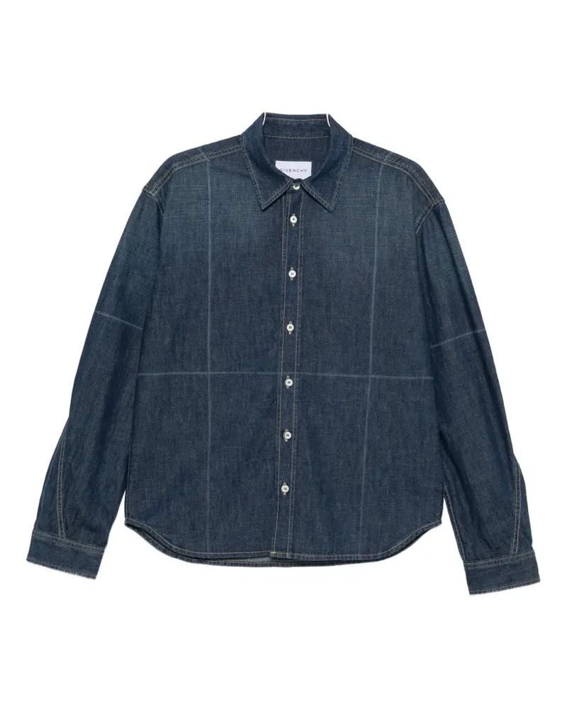 Givenchy long-sleeve denim shirt - Blau Blau