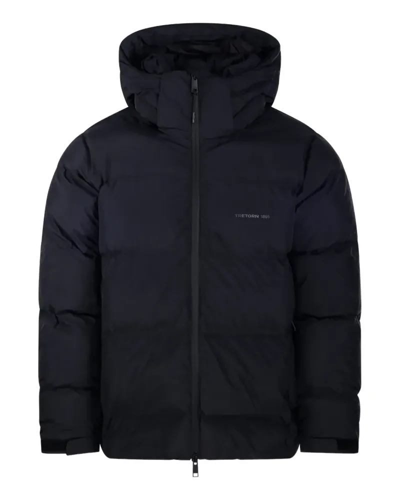 Tretorn Wattierte Arctic Kapuzenjacke - Schwarz Schwarz