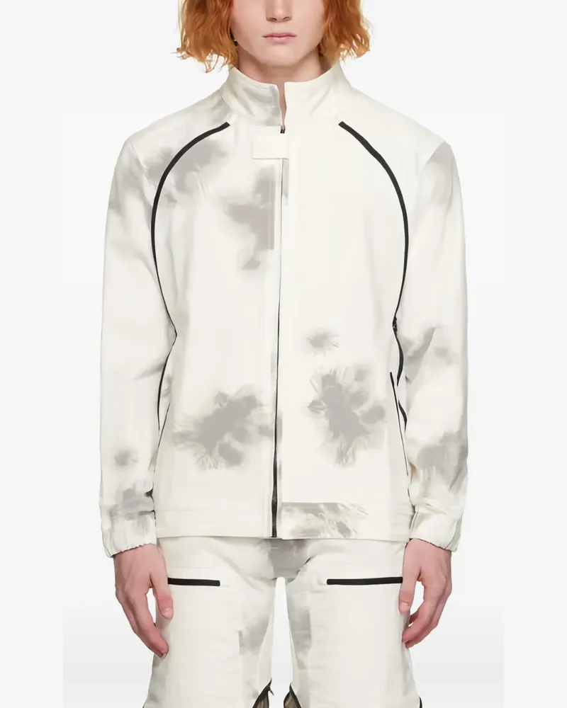 Olly Shinder tie-dye zip-up jacket - Weiß Weiß