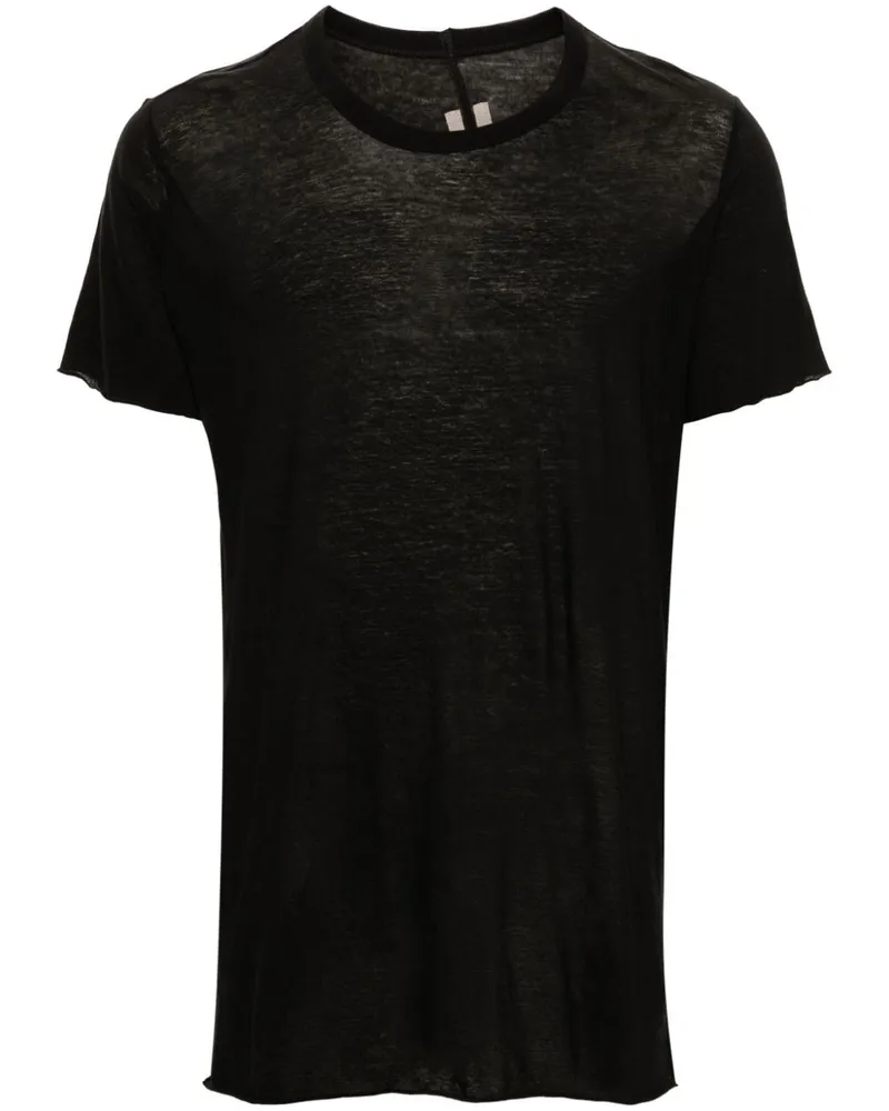 Rick Owens T-Shirt aus Bio-Baumwolle - Schwarz Schwarz