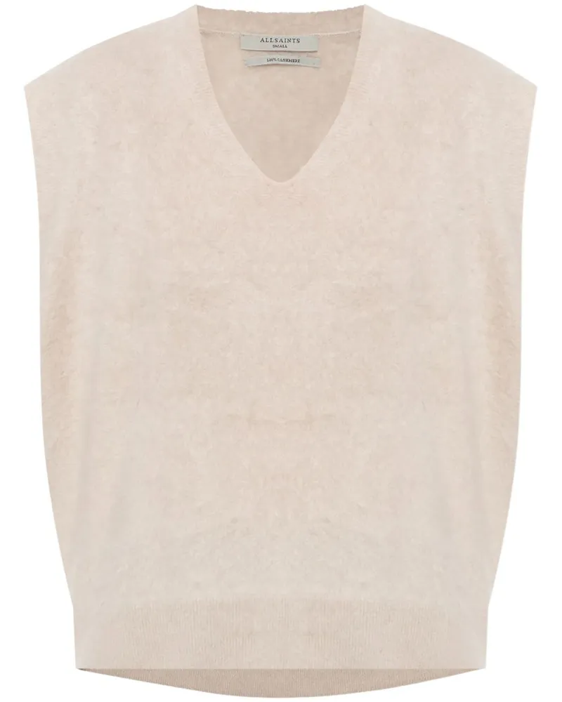 AllSaints Rebel Weste - Nude Nude