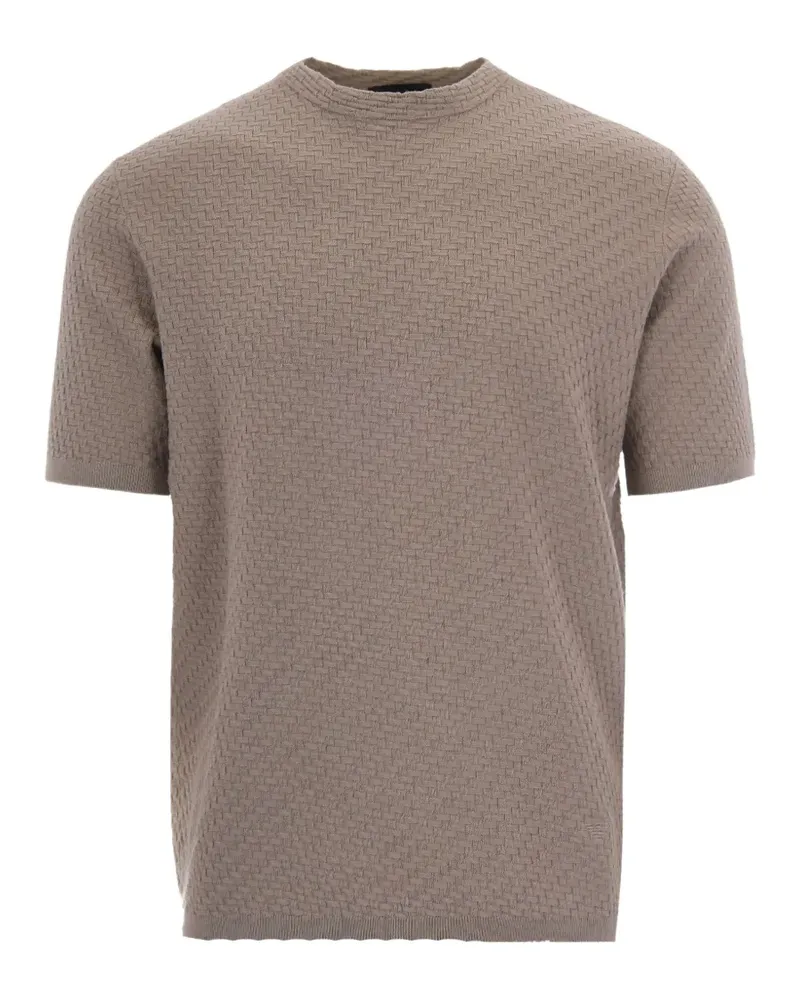 Emporio Armani Kurzärmeliges T-Shirt - Nude Nude