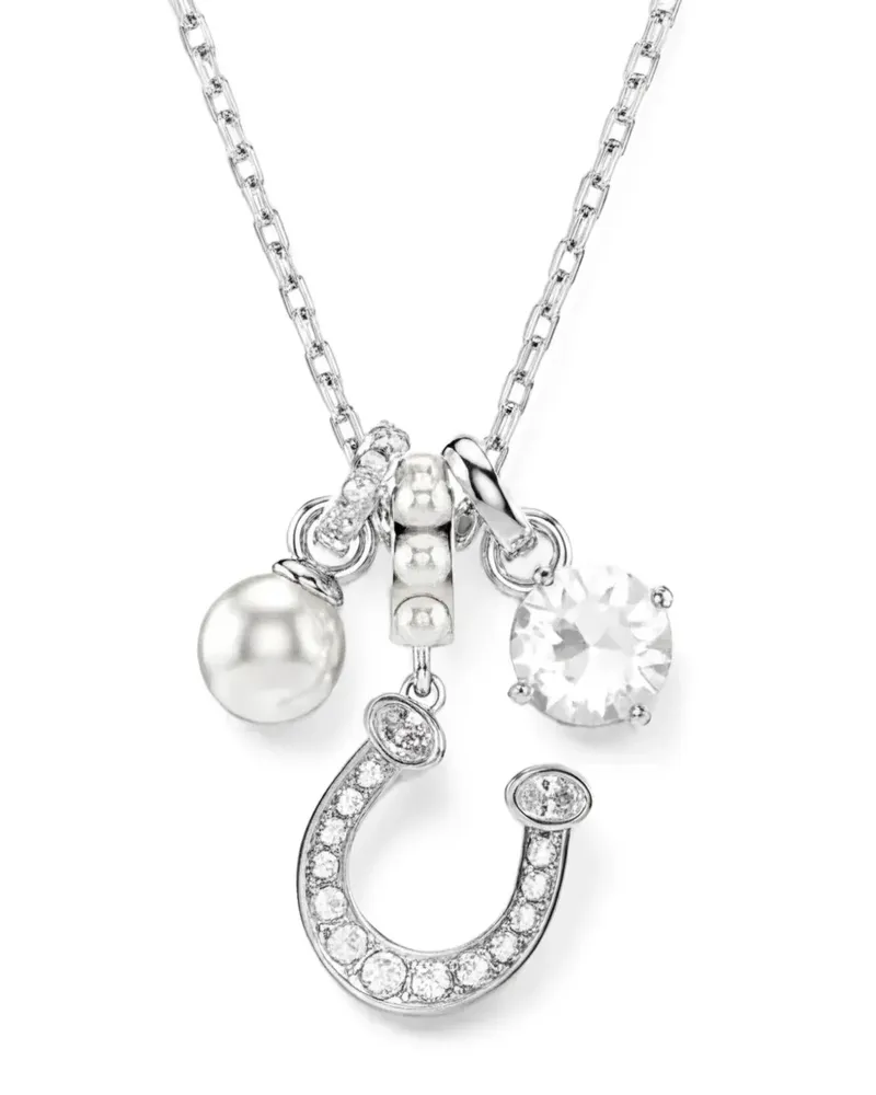 Swarovski Symbolica Halskette mit Hufeisenanhänger - Silber Silber