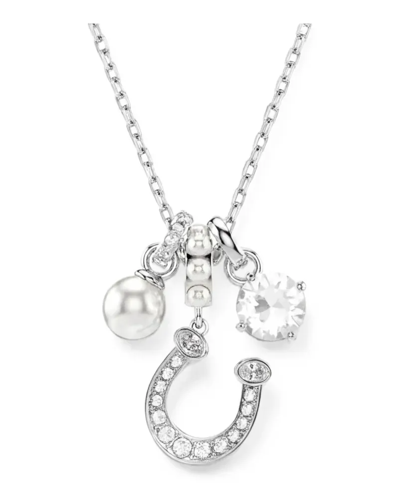 Swarovski Symbolica Halskette mit Hufeisenanhänger - Silber Silber