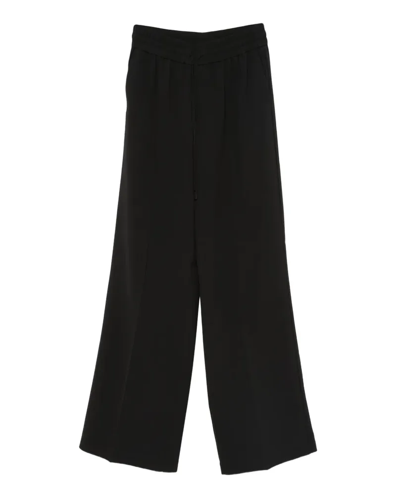 Twin-Set Hose mit Logo-Applikation - Schwarz Schwarz