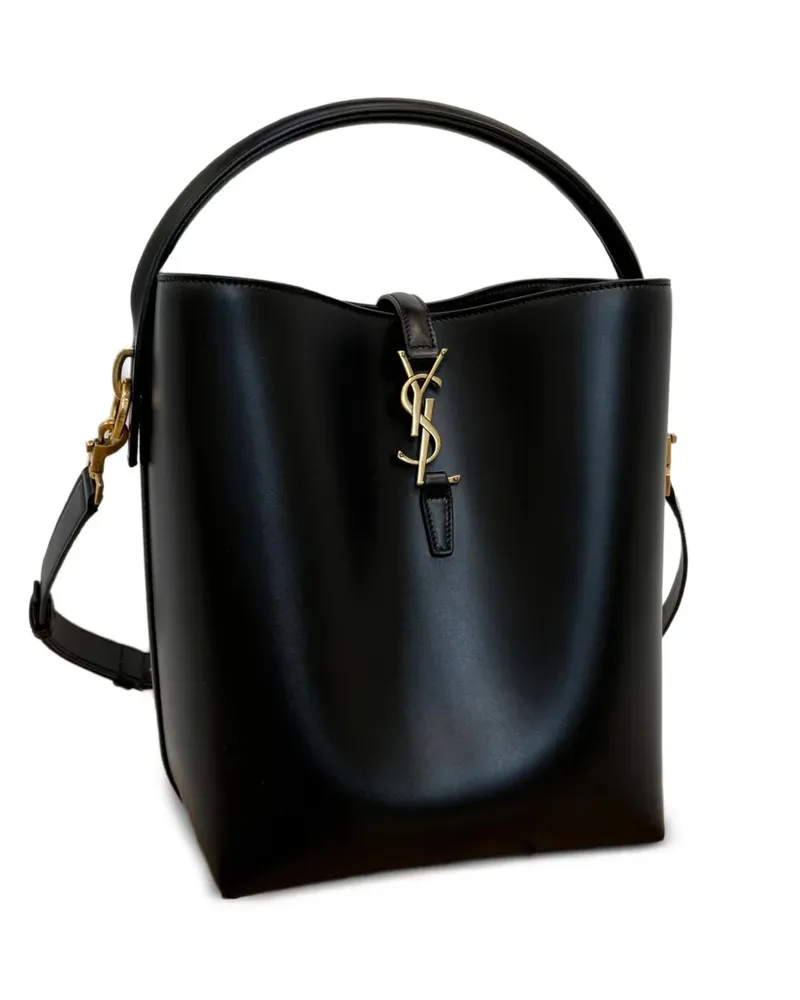 Saint Laurent Le 37 Supple Beuteltasche - Schwarz Schwarz