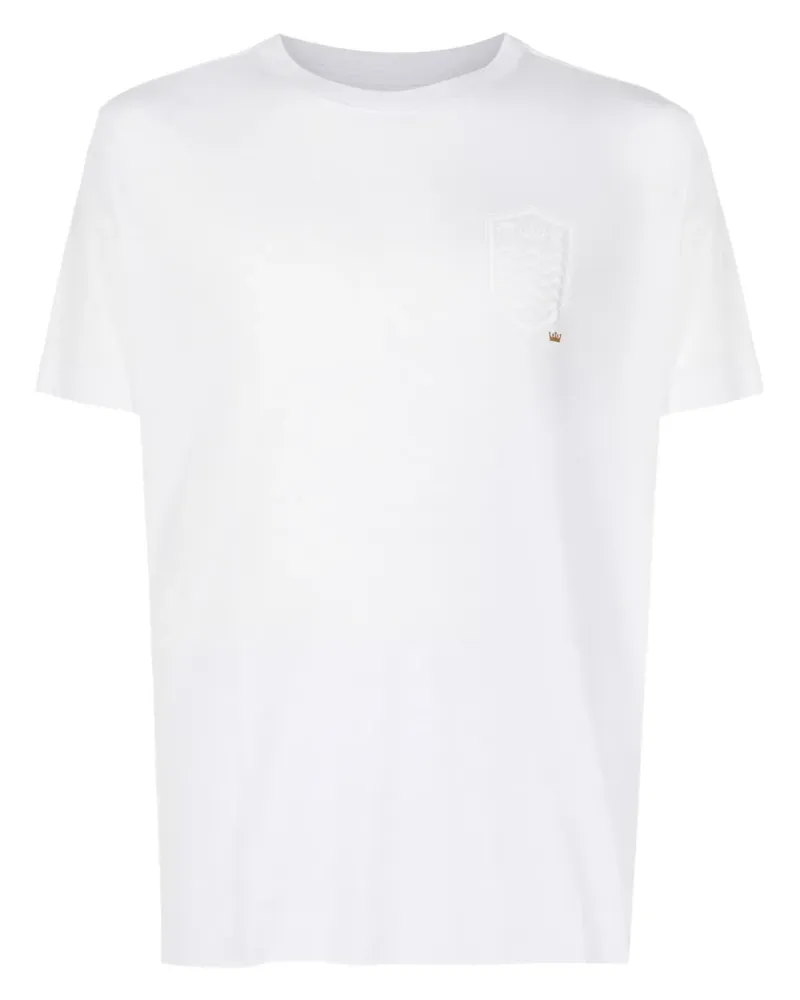 Osklen Brasão T-Shirt mit rundem Ausschnitt - Weiß Weiß