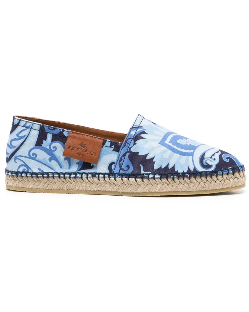 Etro Espadrilles mit Paisley-Print - Blau Blau