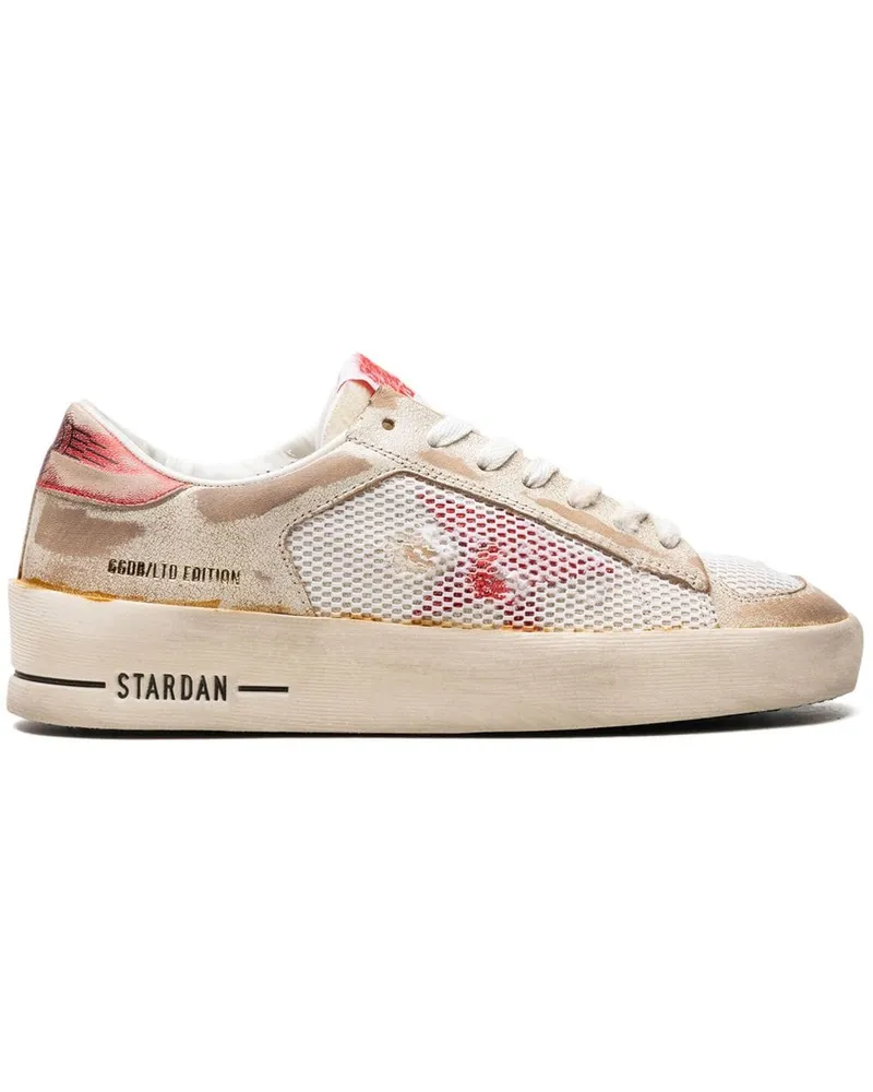 Golden Goose Stardan "White/Red" Sneakers - Weiß Weiß