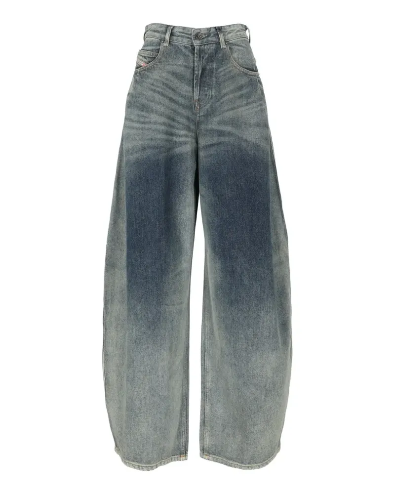 Diesel D-Khelz-S faded-effect jeans - Blau Blau
