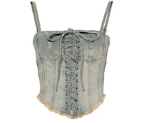 Lara Korsett-Top - Blau