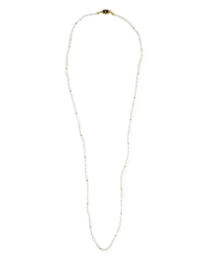 Valentino Garavani Halskette mit Perlen - Nude Nude