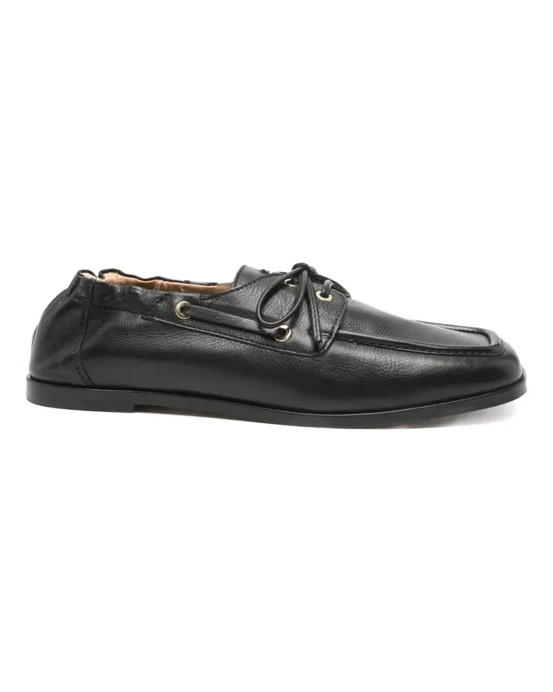 Patrizia Pepe square-toe loafers - Schwarz Schwarz