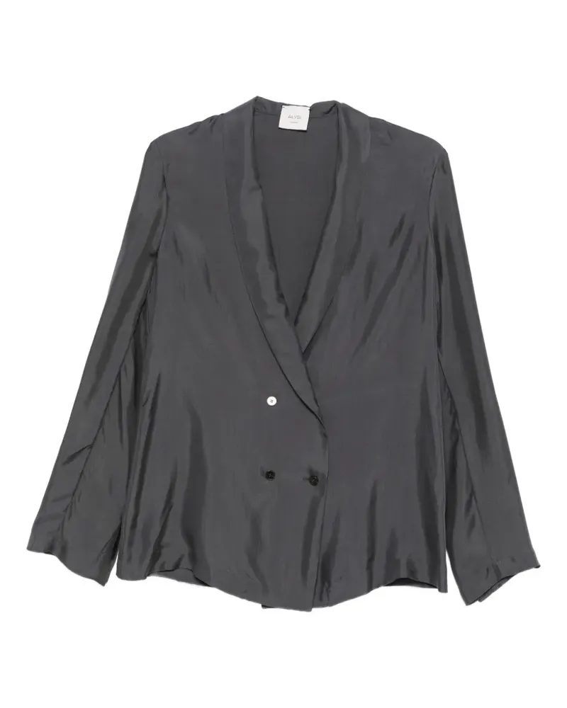 ALYSI Doppelreihiges Sakko - Grau Grau