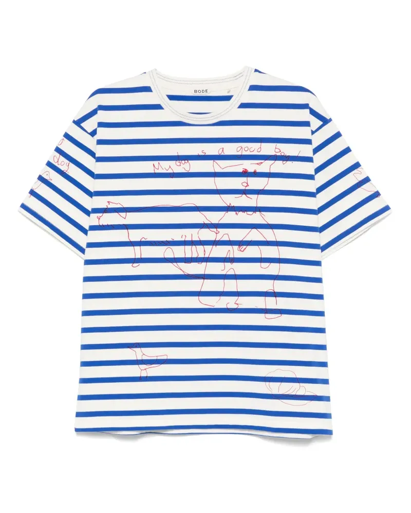 BODE Margate T-Shirt - Blau Blau