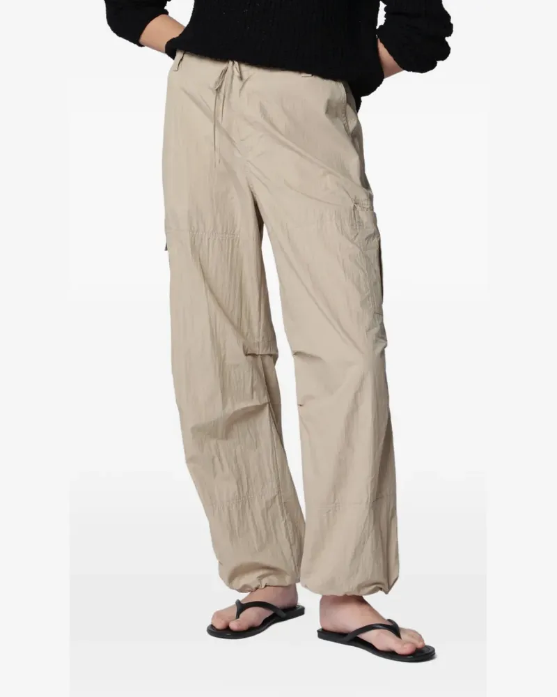 Dunst cargo-pocket parachute pants - Nude Nude