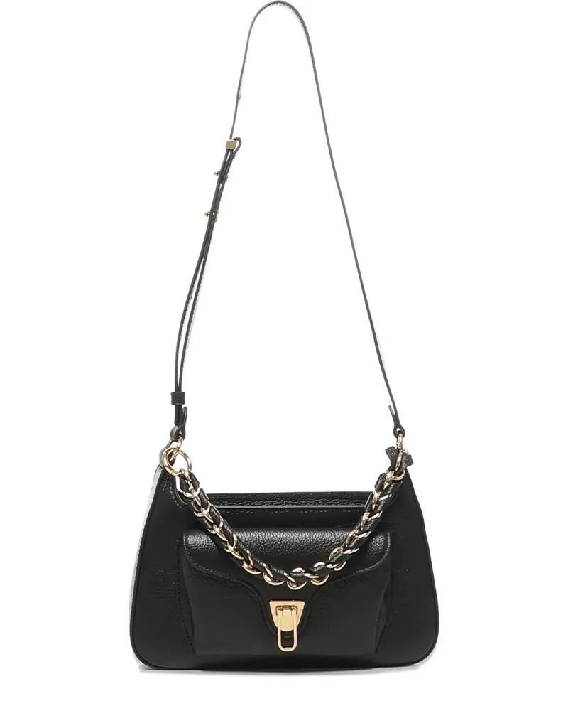 Coccinelle Handtasche mit Zierkette - Schwarz Schwarz