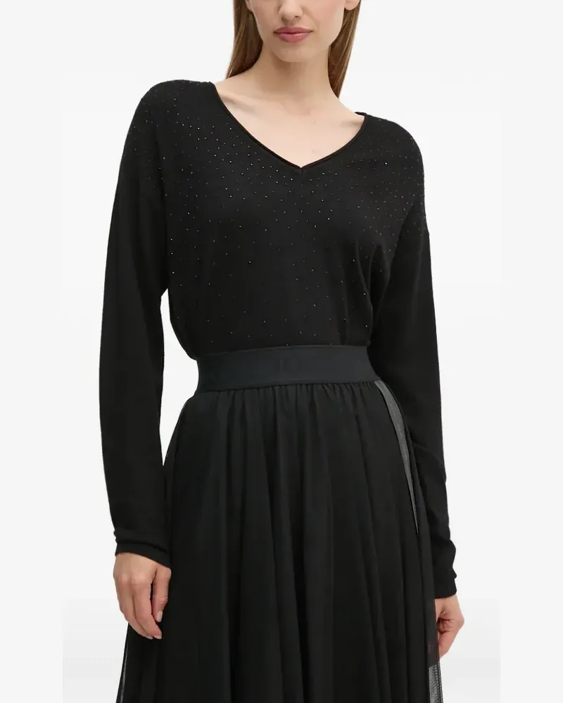 Joseph Ribkoff V-neck sweater - Schwarz Schwarz