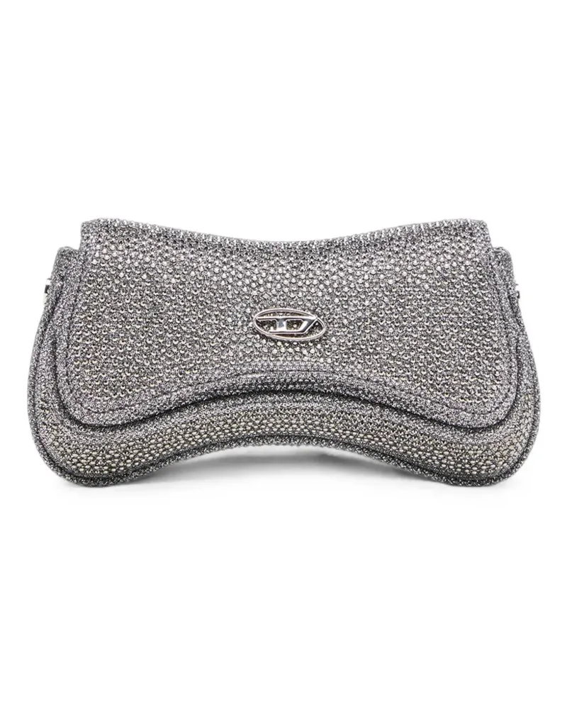 Diesel 1DR-H Clutch mit Kristallverzierung - Grau Grau