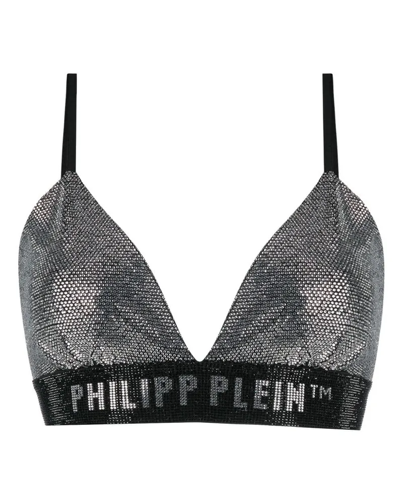 Philipp Plein BH mit Strass Silber