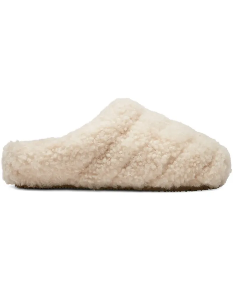 Axel Arigato Snail Mules mit Shearling - Nude Nude