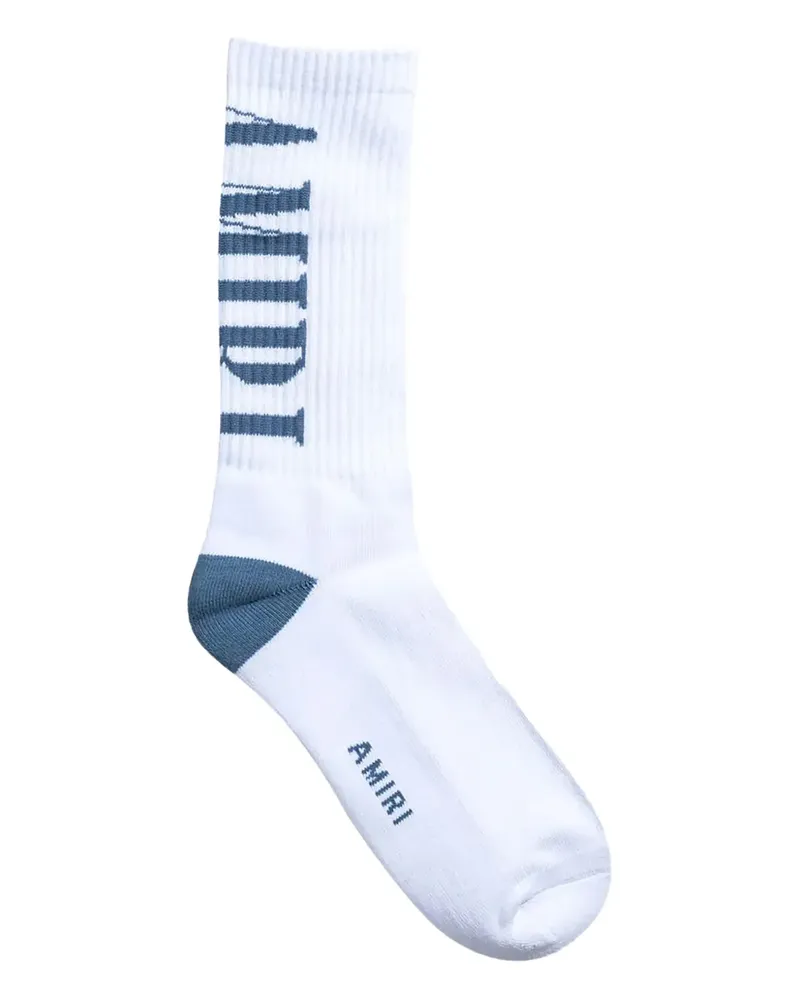 Amiri Socken mit Logo-Print - Weiß Weiß