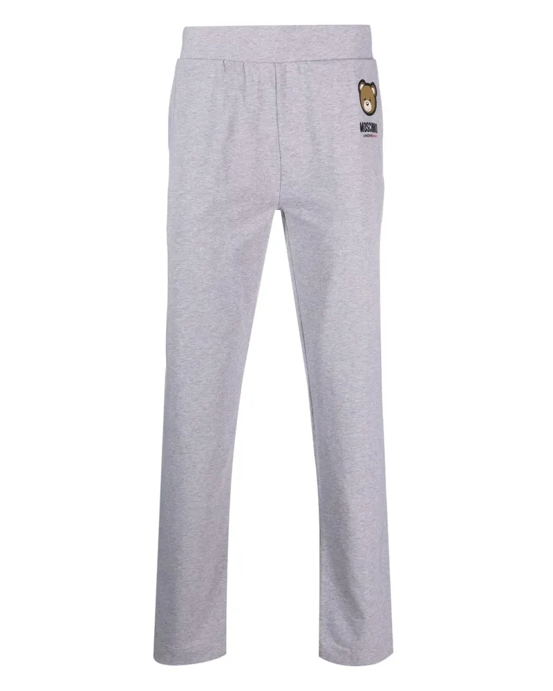 Moschino Jogginghose mit Teddy-Print - Grau Grau
