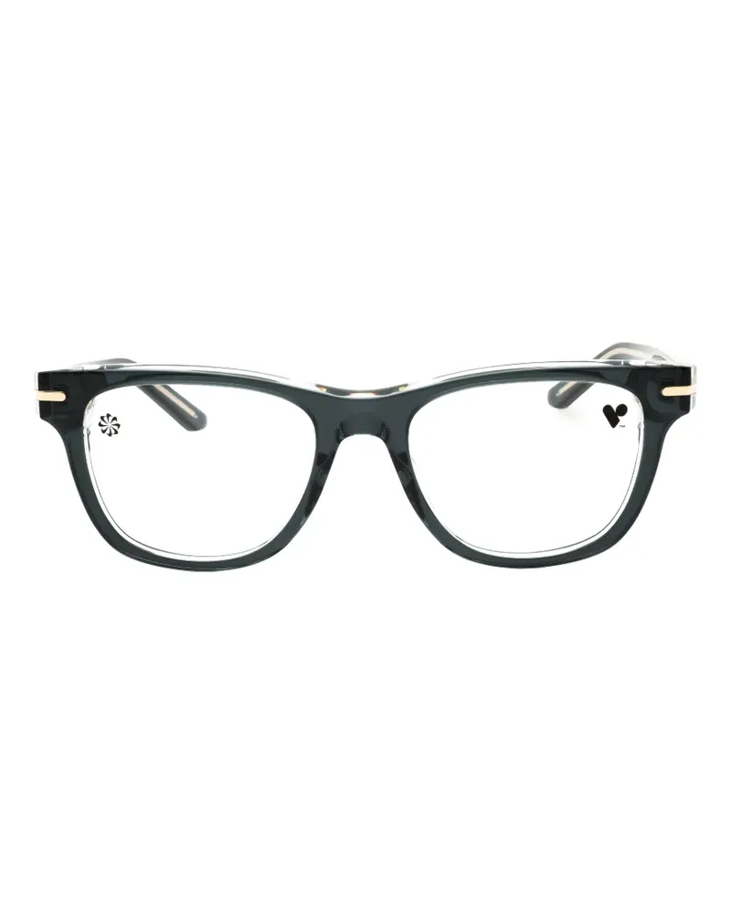 Nike Brille mit eckigem Gestell - Schwarz Schwarz