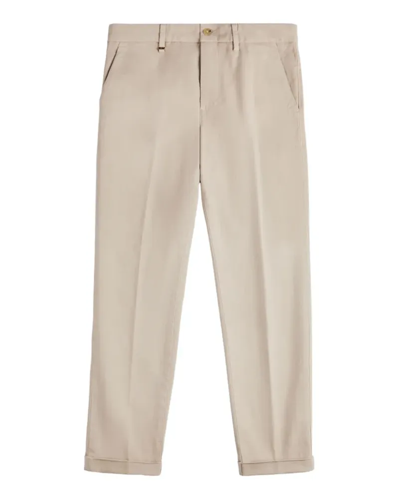Fay turn-up cuff trousers - Nude Nude