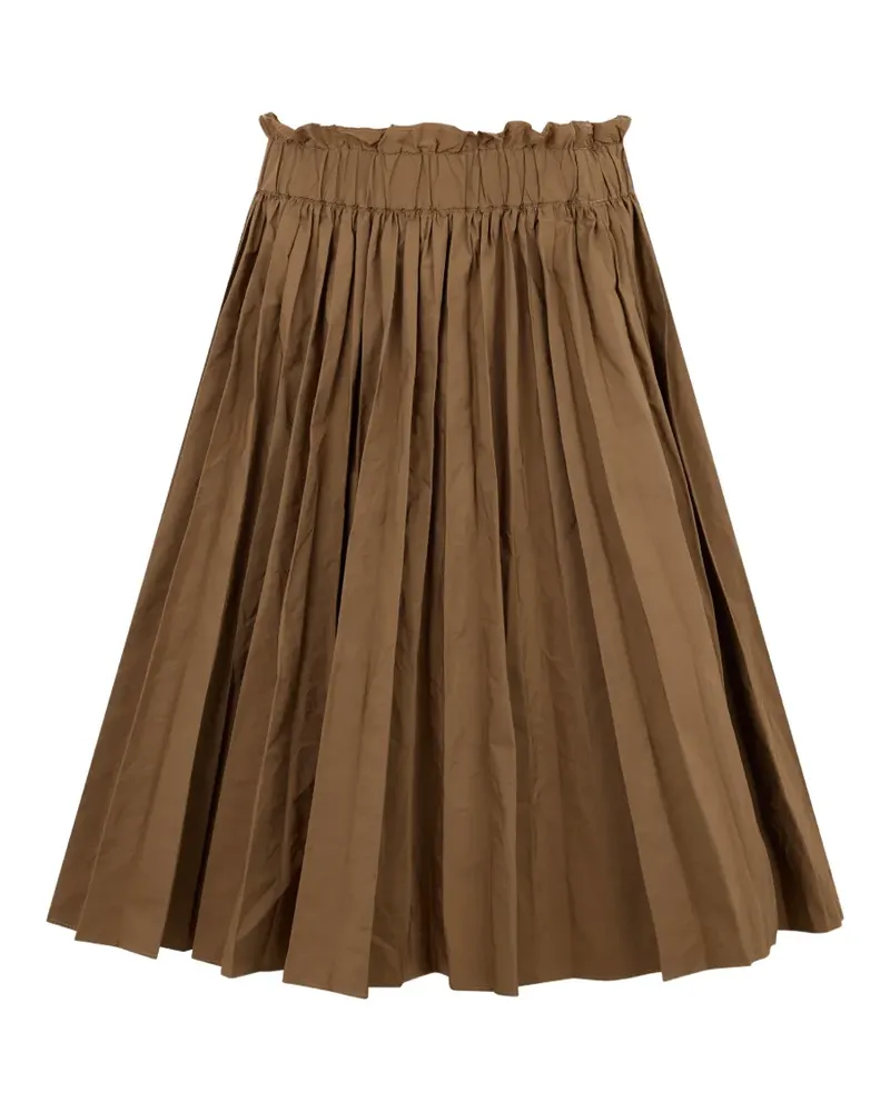 RED Valentino Rock mit Falten - Braun Braun