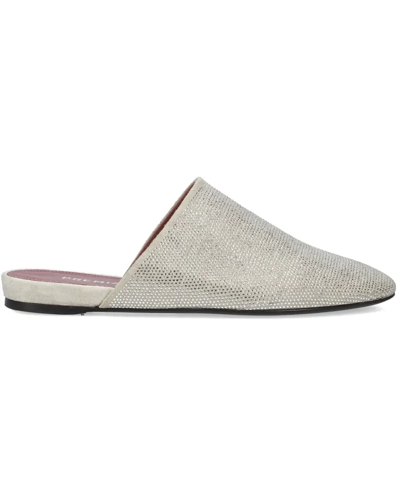 Premiata Mules mit Strass - Nude Nude