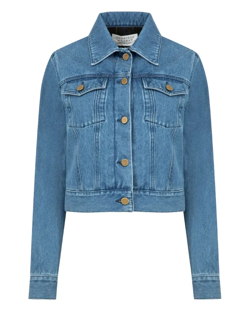 Gabriela Hearst Bronte buttoned jacket - Blau Blau