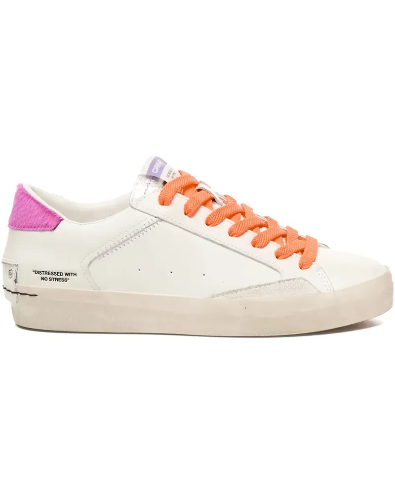 Crime Sneakers mit Schnürung - Weiß Weiß