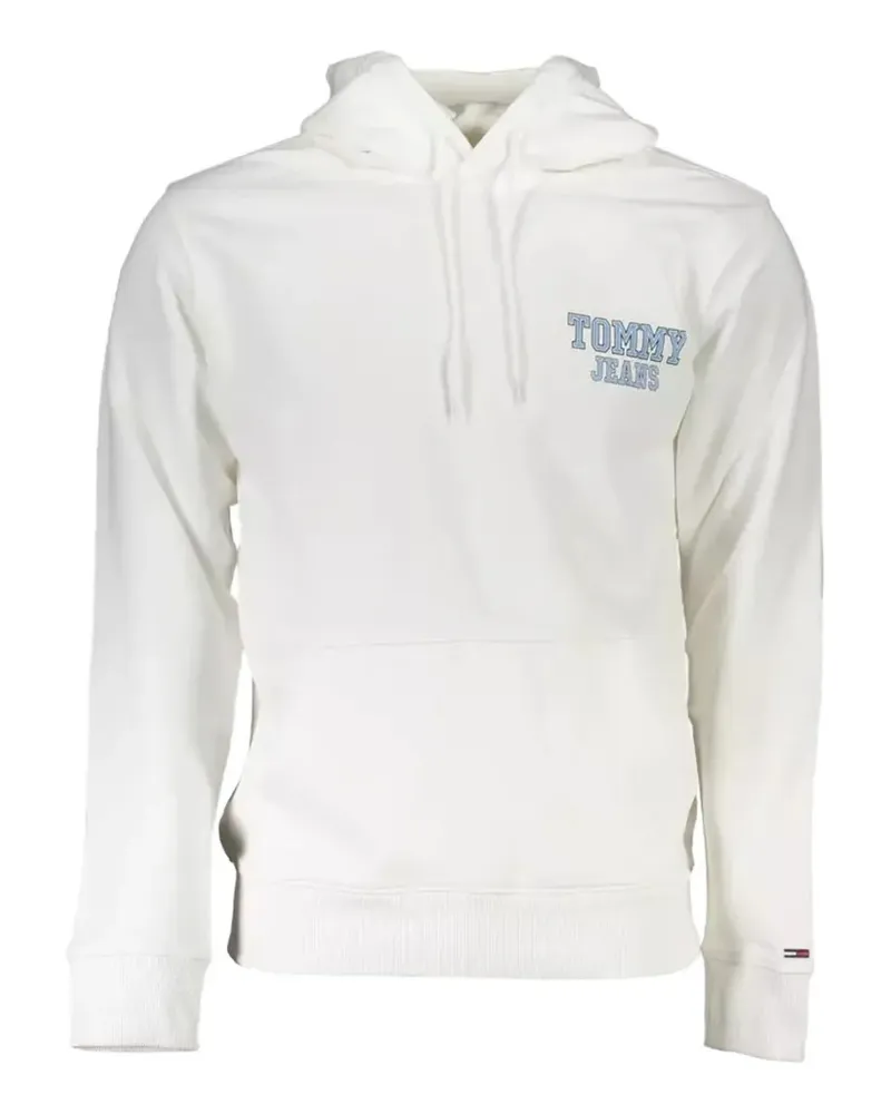 Tommy Hilfiger logo-print drawstring hoodie - Weiß Weiß