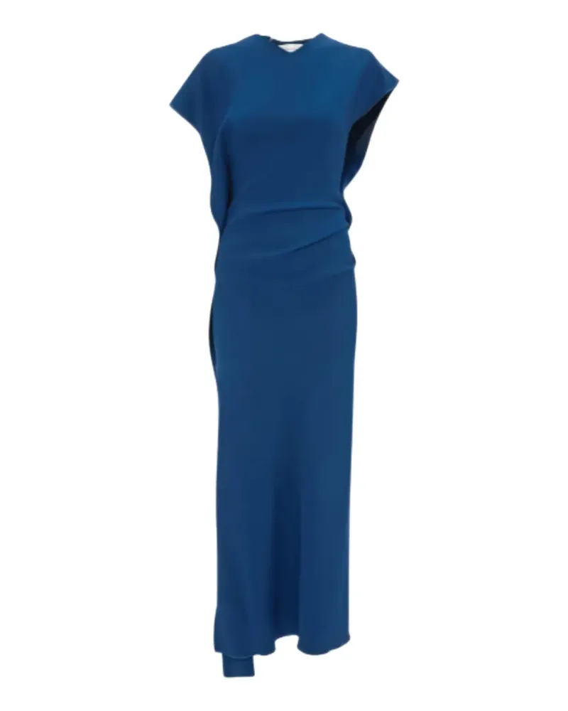 Victoria Beckham Victoria asymmetric midi dress - Blau Blau