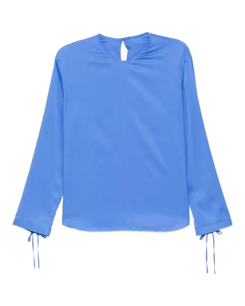 JNBY tied-cuffs blouse - Blau Blau