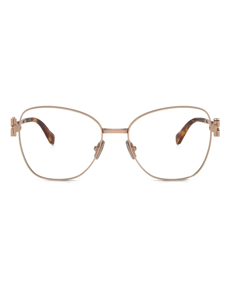 Miu Miu Brille mit Cat-Eye-Gestell - Rosa Rosa
