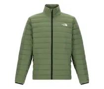 Gesteppte Jacke mit Stehkragen - Grün