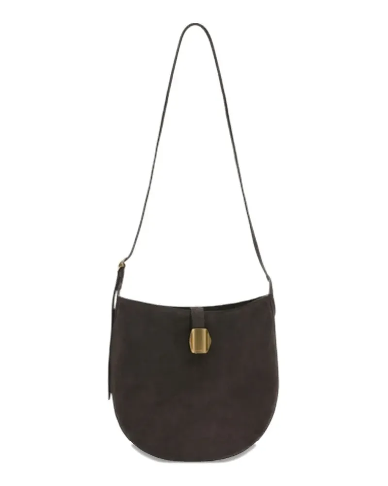 Officine Generale Hobo adjustable-strap shoulder bag - Braun Braun