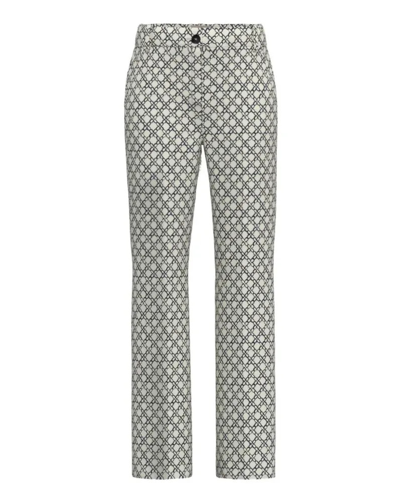 MARELLA patterned trousers - Nude Nude