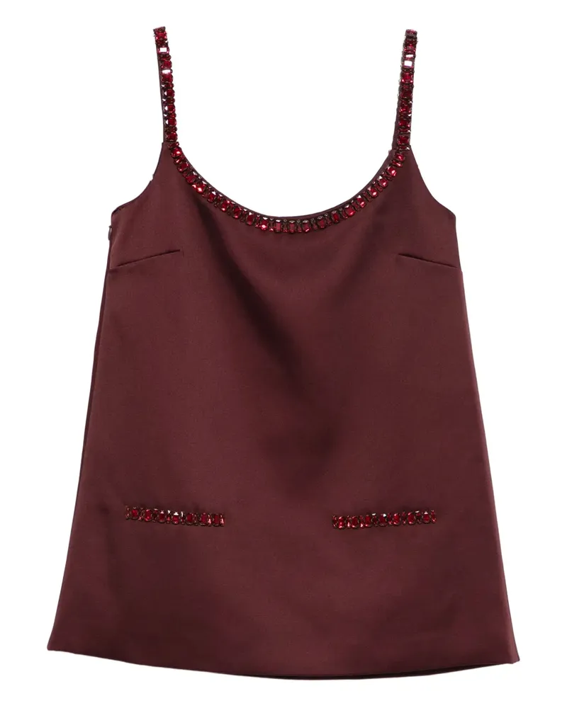 Retrofête Reilly embellished mini dress - Rot Rot
