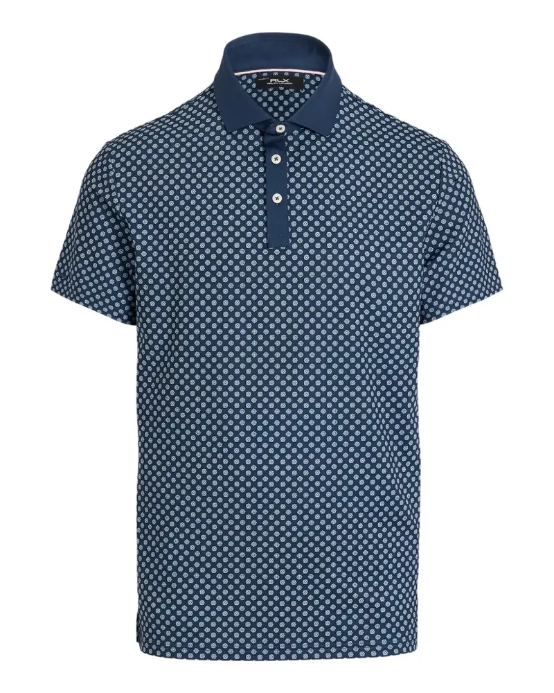 Ralph Lauren Poloshirt mit geometrischem Print - Blau Blau