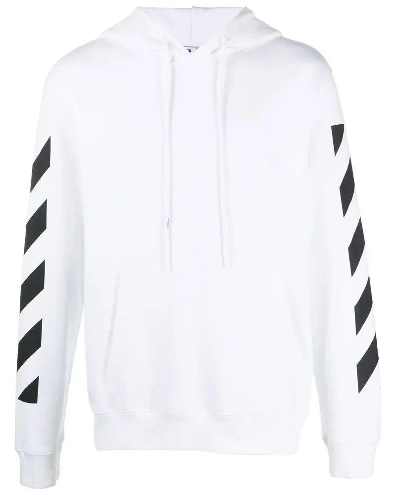 OFF-WHITE Diag Arrow Hoodie - Weiß Weiß