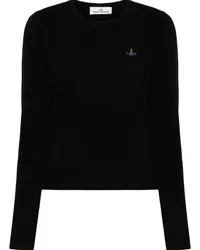 Vivienne Westwood Pullover mit Orb-Stickerei Schwarz