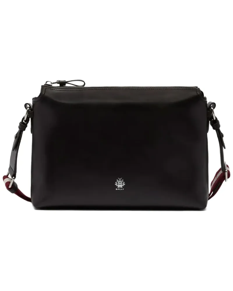 Bally Kuriertasche mit Reißverschluss - Schwarz Schwarz