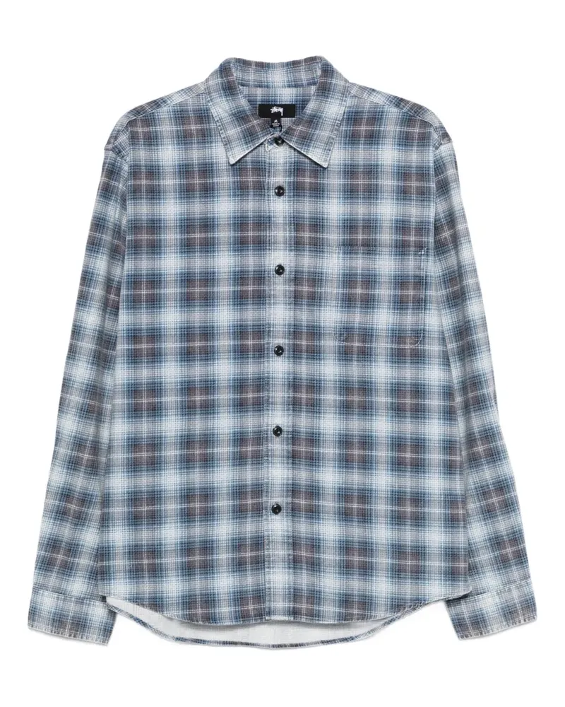 Stüssy Dax plaid-pattern shirt - Blau Blau